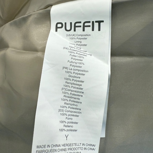 Puffit Hooded Puffer Jacket with Large Pockets. NWT. - Picture 12 of 13